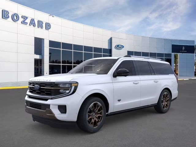 2026 Star White Metallic Tri-Coat Ford Expedition Max King Ranch 4X4 SUV