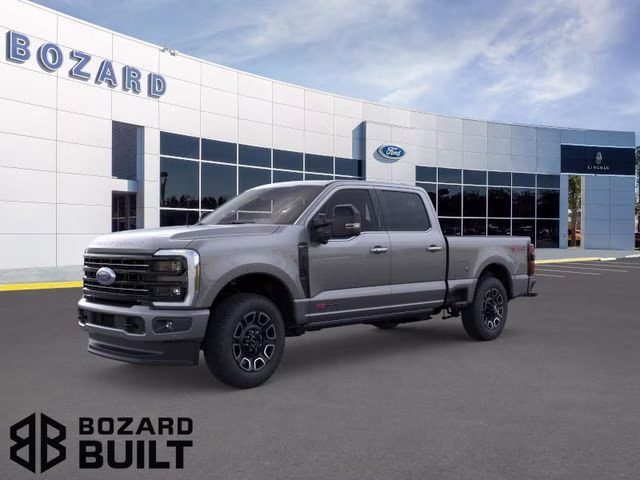 2026 Carbonized Gray Metallic Ford Super Duty F-350 SRW Platinum Bozard Built 4X4 Truck