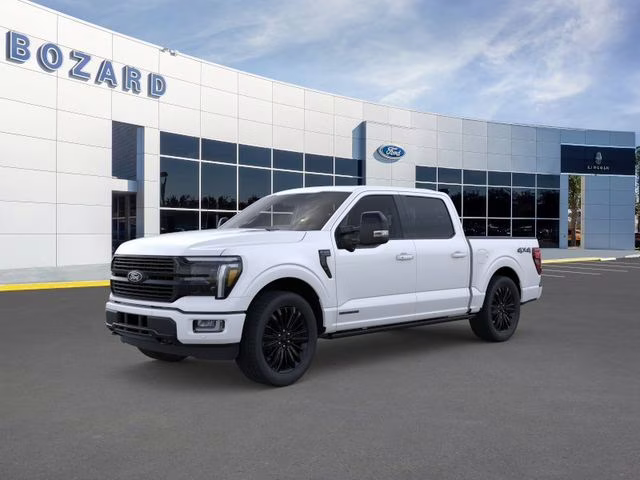 2025 Star White Metallic Tri-Coat Ford F-150 Platinum 4X4 Truck