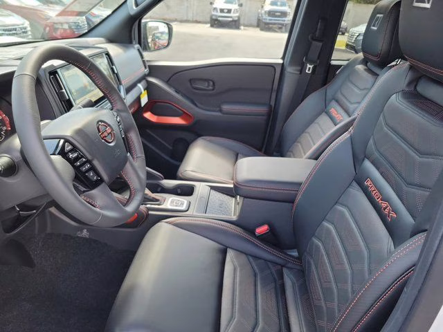 2026 Glacier White Nissan Frontier PRO-4X 4X4 Truck