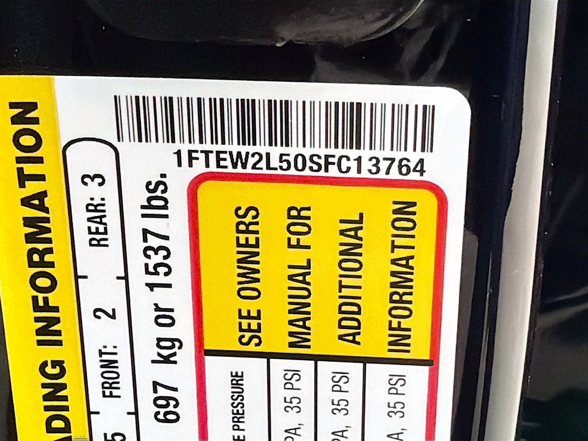 2025 Agate Black Metallic Ford F-150 STX 4X4 Truck