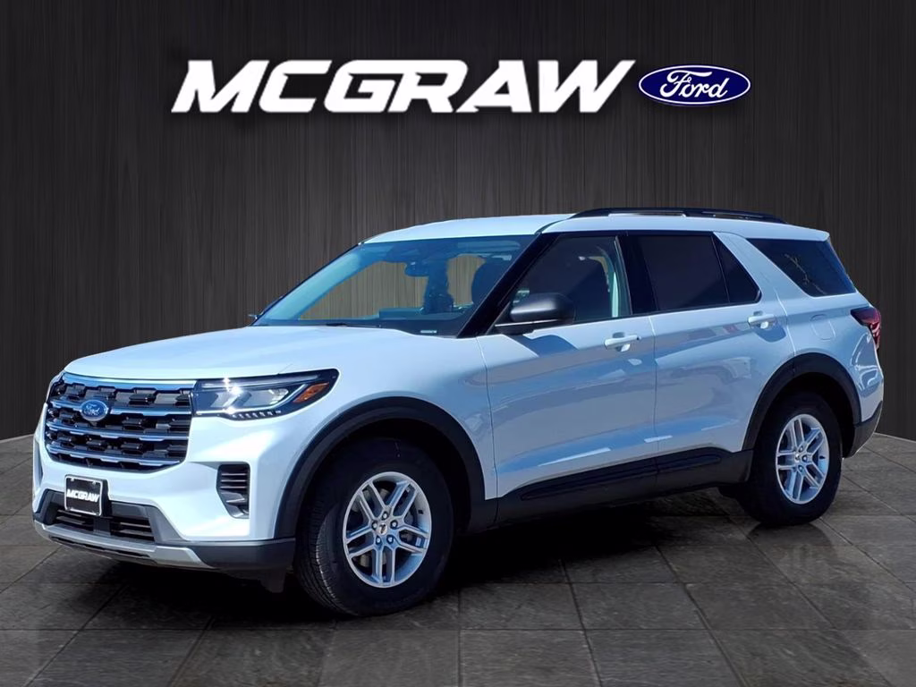 2026 Space White Metallic Ford Explorer Active w/200A Pkg RWD SUV