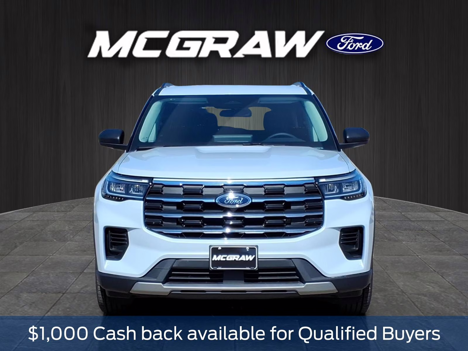 2026 White Metallic Ford Explorer Active RWD SUV