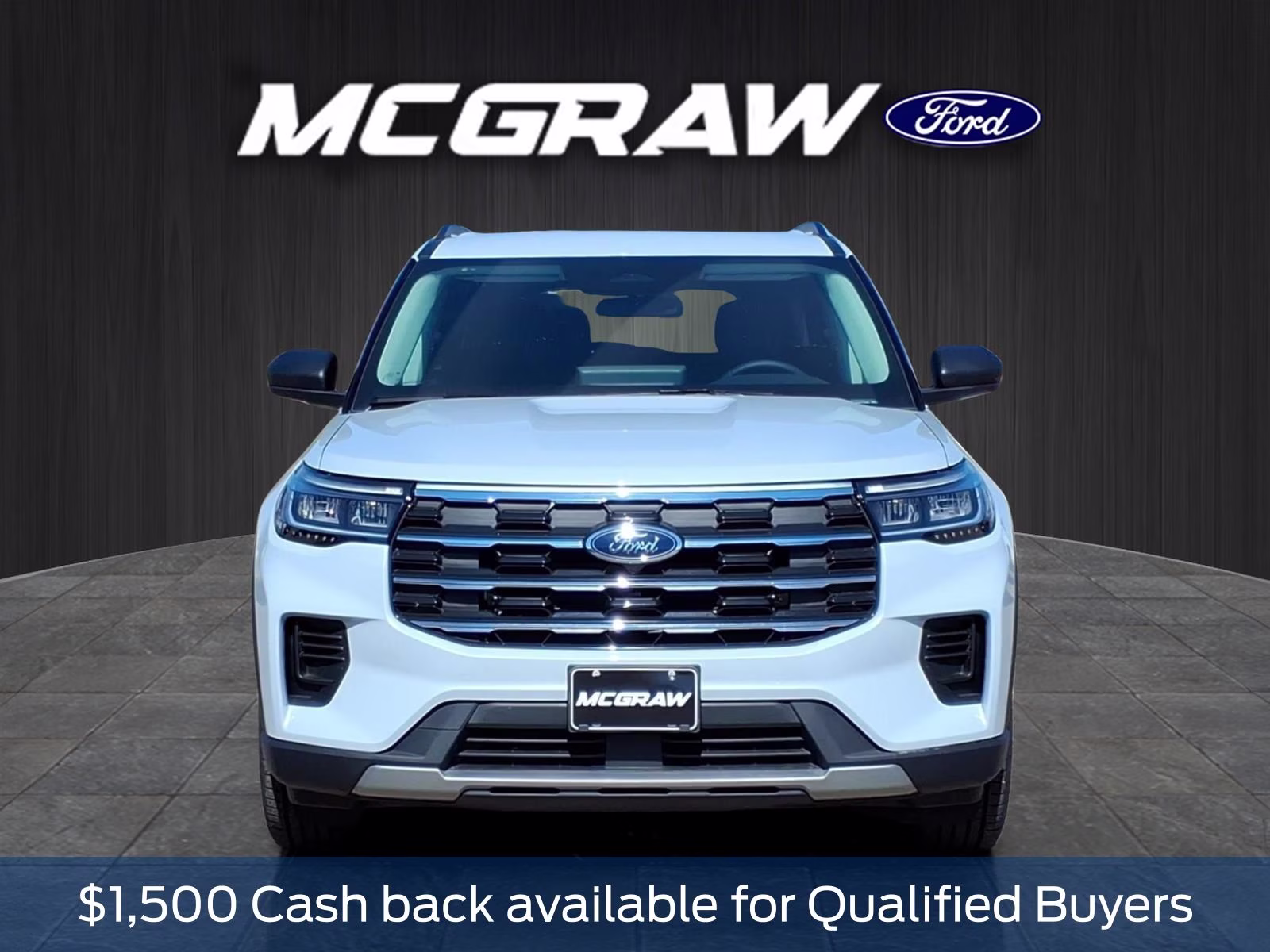 2026 White Metallic Ford Explorer Active RWD SUV