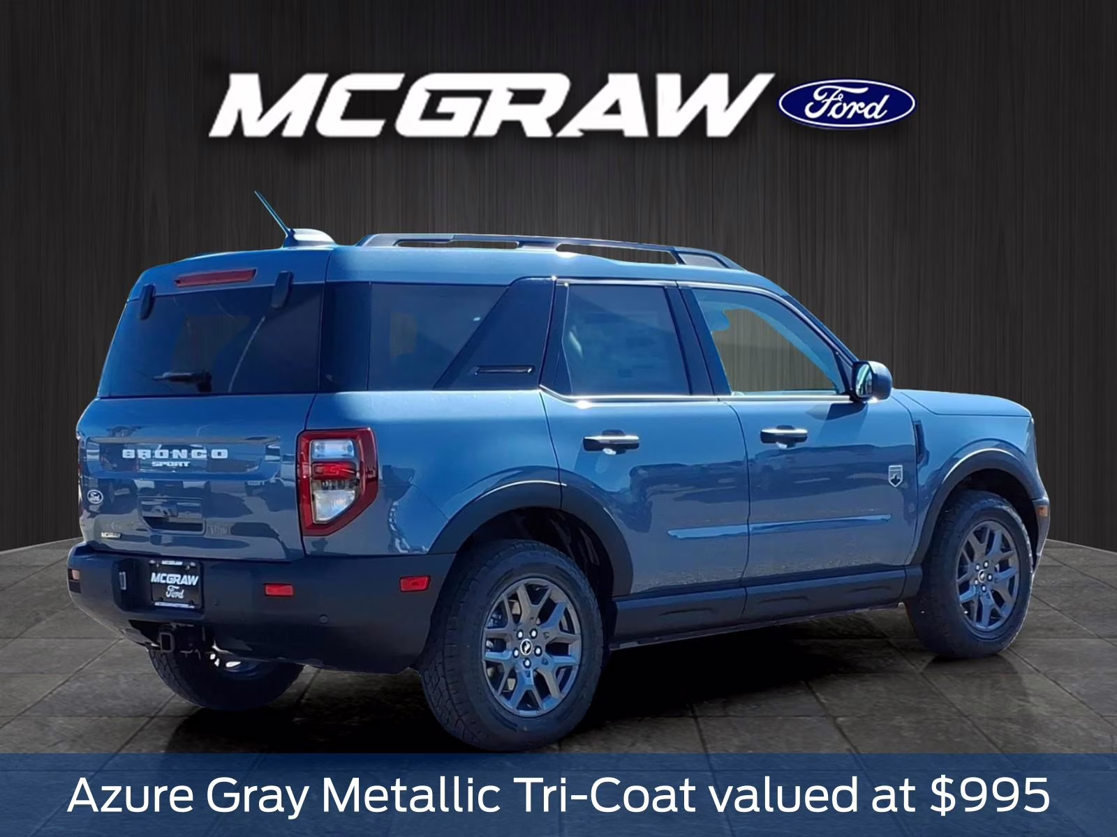 2026 Azure Gray Metallic Ford Bronco Sport Big Bend 4X4 SUV