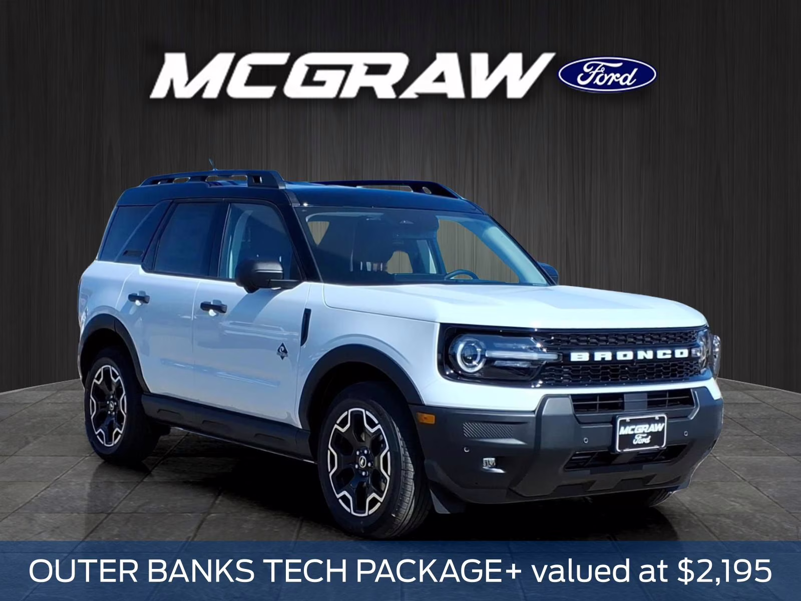 2026 Oxford White Ford Bronco Sport Outer Banks 4X4 SUV