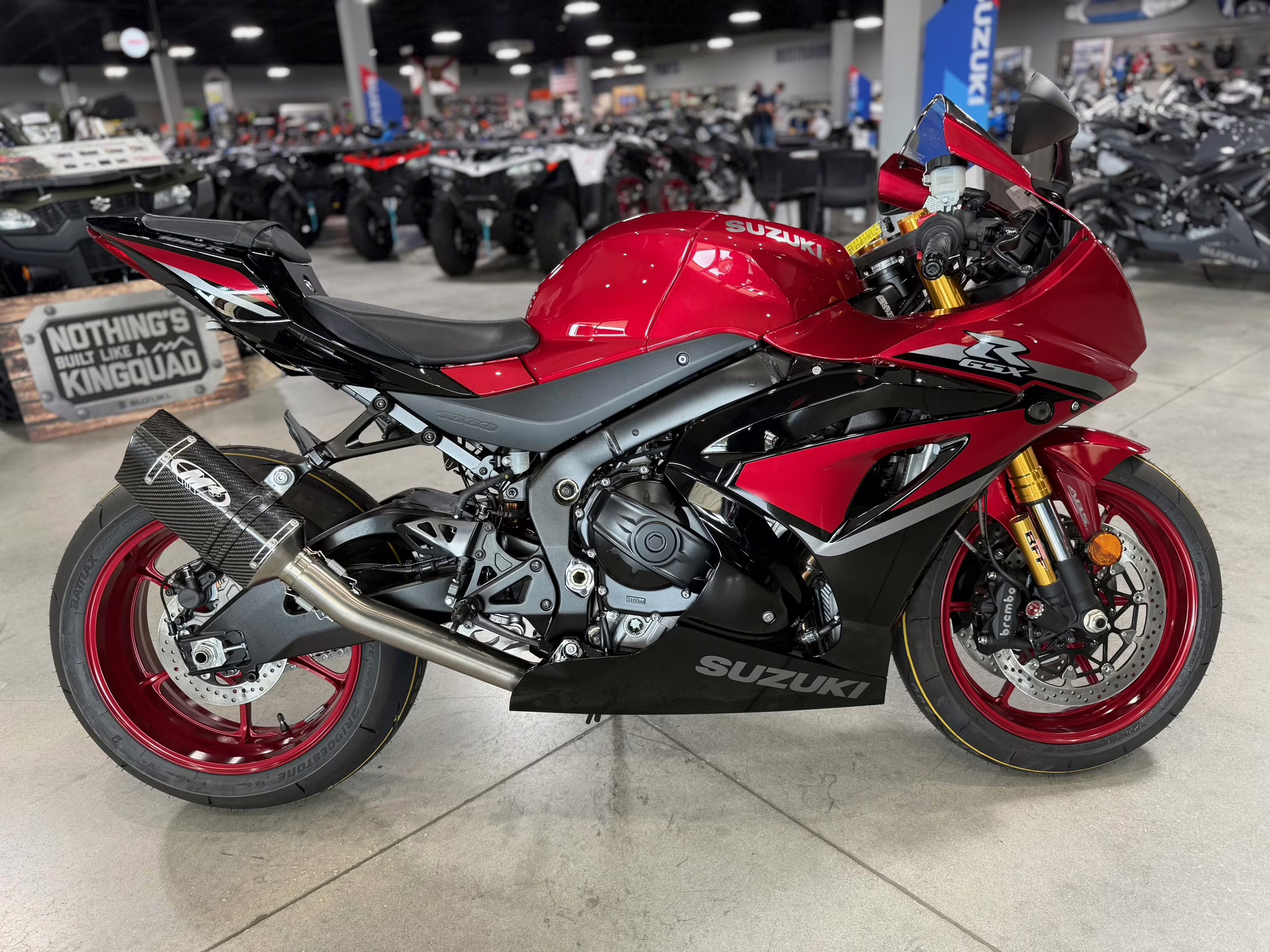 2025 Red Suzuki GSX-R 1000R Motorcycle