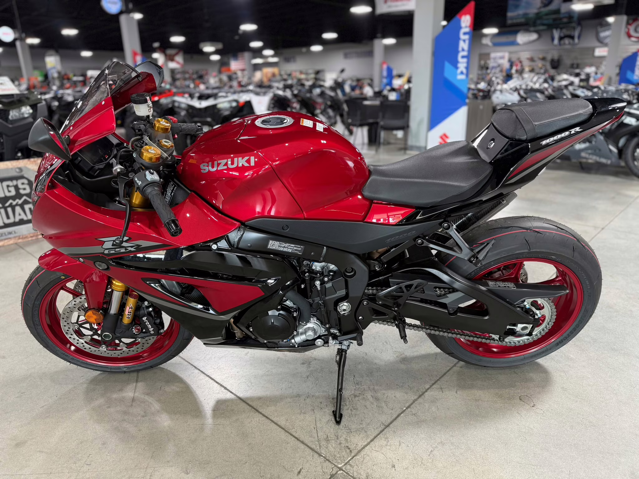 2025 Red Suzuki GSX-R 1000R Motorcycle