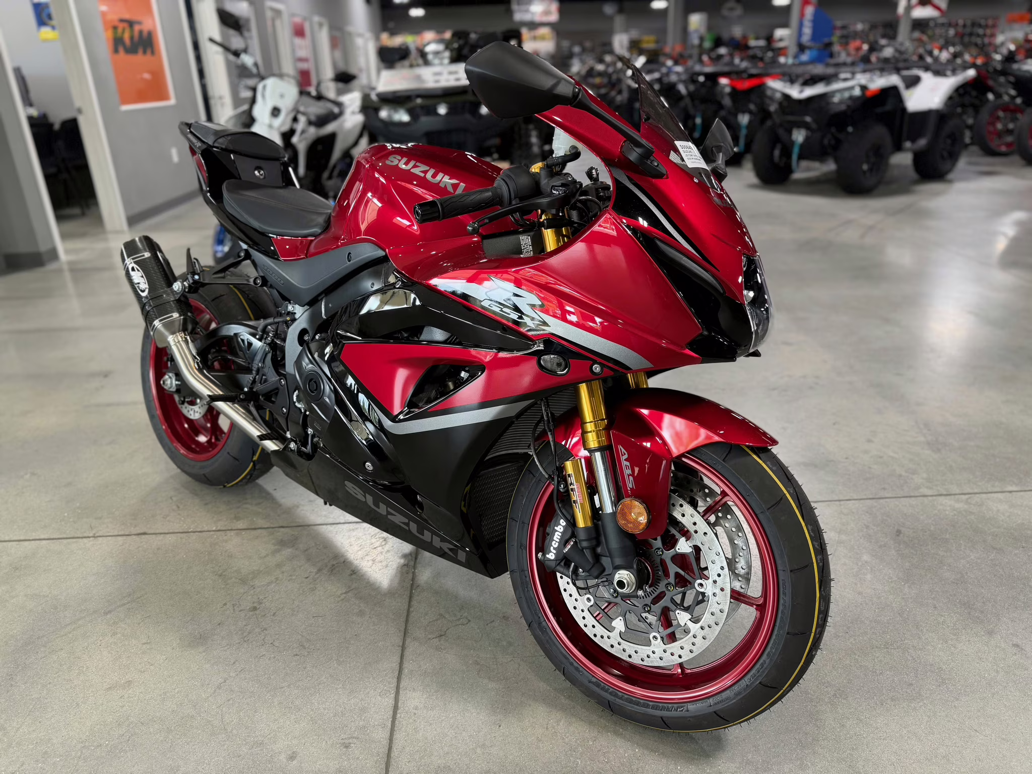 2025 Red Suzuki GSX-R 1000R Motorcycle