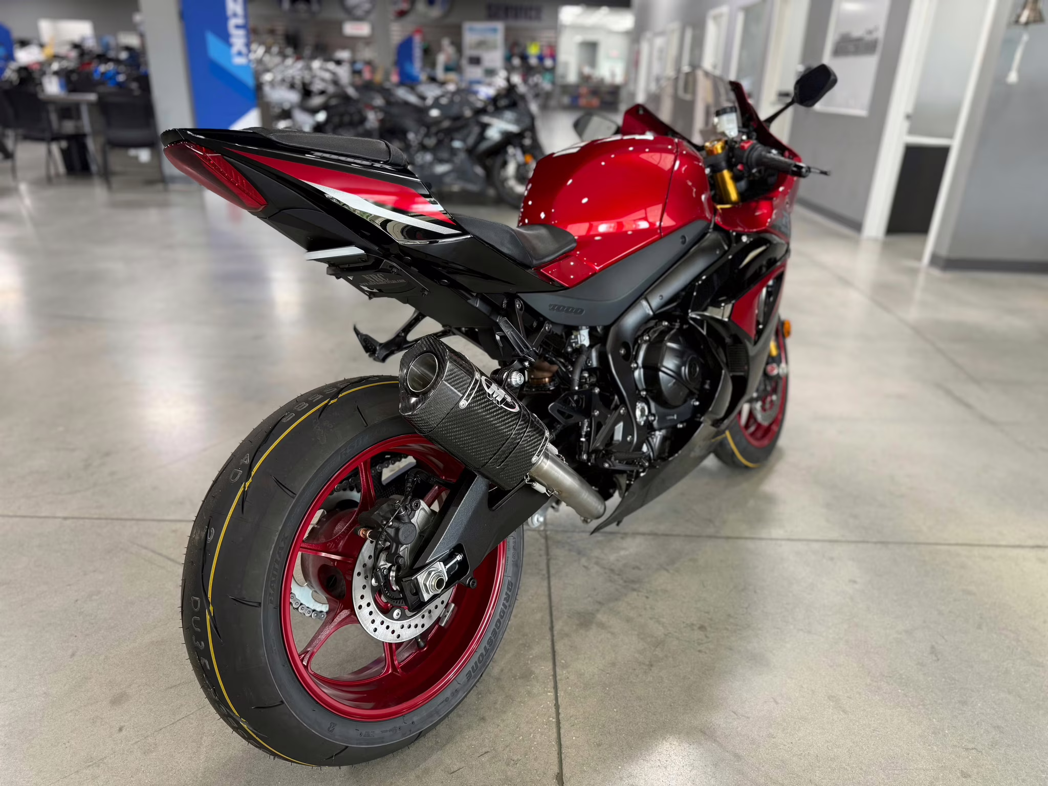 2025 Red Suzuki GSX-R 1000R Motorcycle