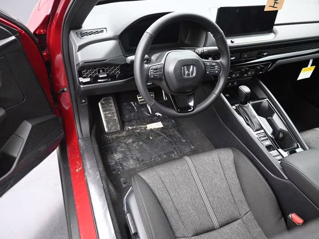 2026 Radiant Red Metallic Honda Accord Hybrid Sport FWD Sedan