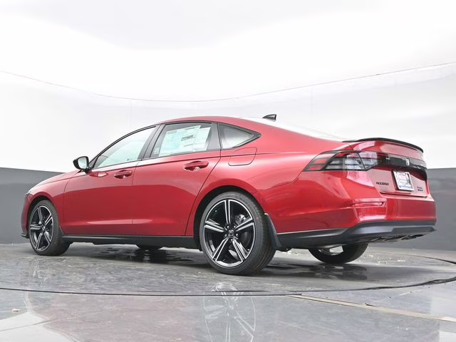2026 Radiant Red Metallic Honda Accord Hybrid Sport FWD Sedan