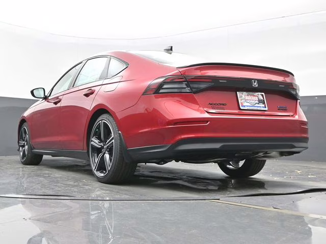 2026 Radiant Red Metallic Honda Accord Hybrid Sport FWD Sedan