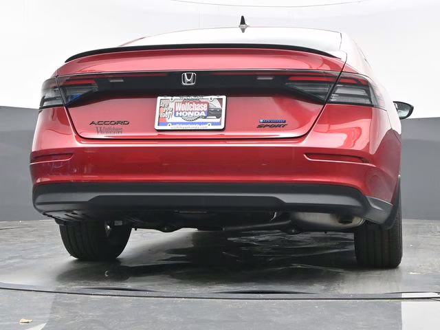 2026 Radiant Red Metallic Honda Accord Hybrid Sport FWD Sedan