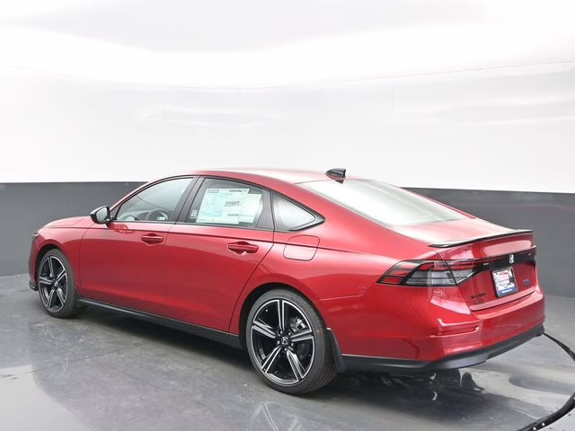 2026 Radiant Red Metallic Honda Accord Hybrid Sport FWD Sedan
