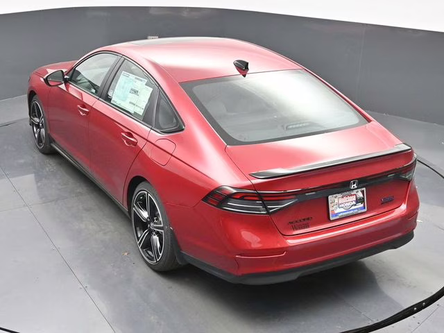 2026 Radiant Red Metallic Honda Accord Hybrid Sport FWD Sedan