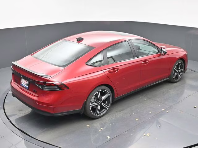 2026 Radiant Red Metallic Honda Accord Hybrid Sport FWD Sedan