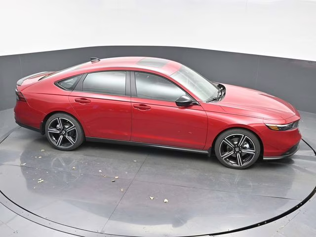 2026 Radiant Red Metallic Honda Accord Hybrid Sport FWD Sedan