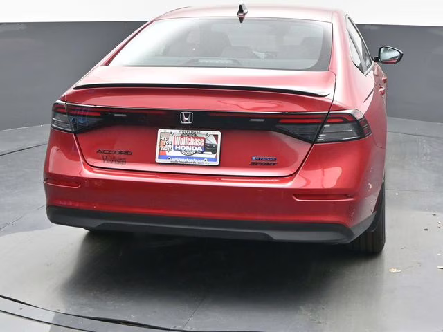 2026 Radiant Red Metallic Honda Accord Hybrid Sport FWD Sedan
