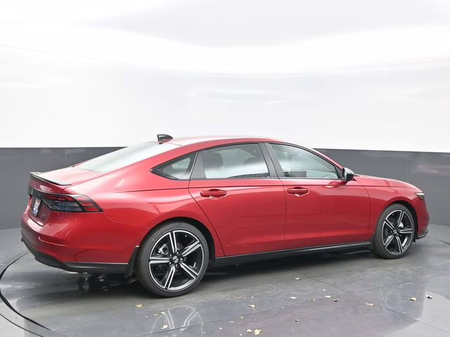2026 Radiant Red Metallic Honda Accord Hybrid Sport FWD Sedan