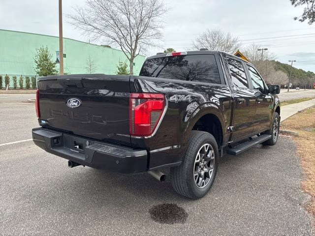 2024 Black Metallic Ford F-150 STX 4X4 Truck