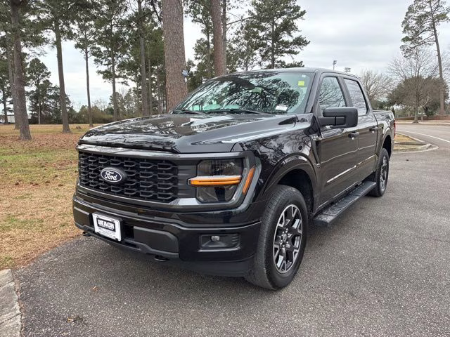 2024 Black Metallic Ford F-150 STX 4X4 Truck