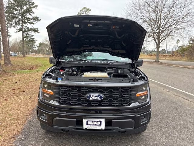 2024 Black Metallic Ford F-150 STX 4X4 Truck