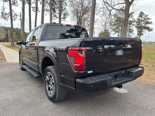 2024 Black Metallic Ford F-150 STX 4X4 Truck