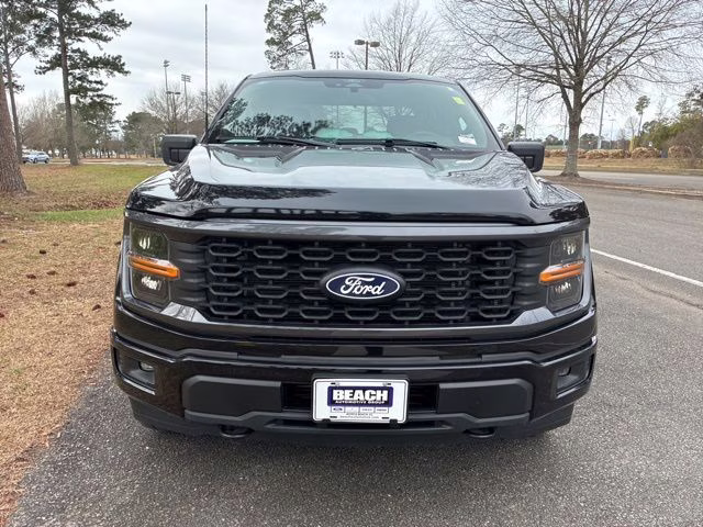 2024 Black Metallic Ford F-150 STX 4X4 Truck