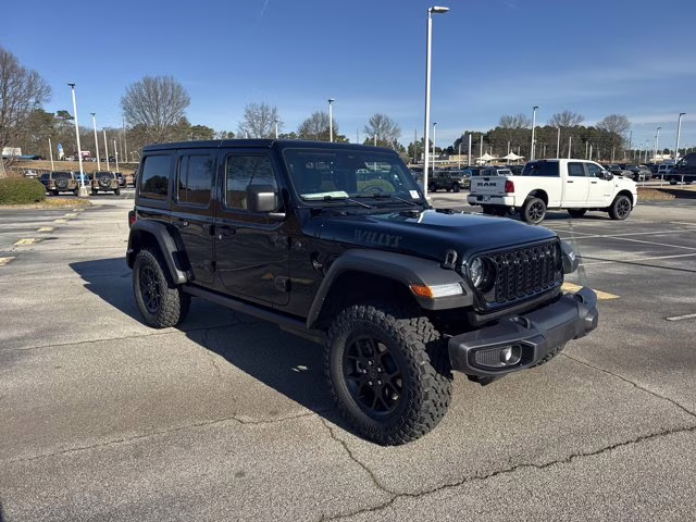 2026 Black Clearcoat Jeep Wrangler Willys 4X4 Convertible