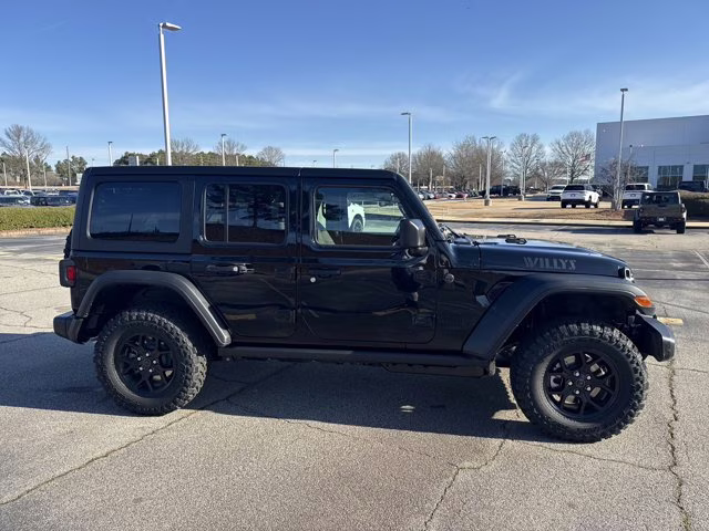 2026 Black Clearcoat Jeep Wrangler Willys 4X4 Convertible