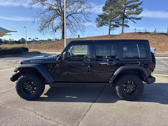 2026 Black Clearcoat Jeep Wrangler Willys 4X4 Convertible
