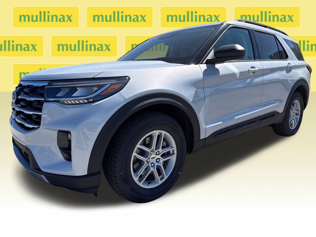 2026 Space White Metallic Ford Explorer Active RWD SUV