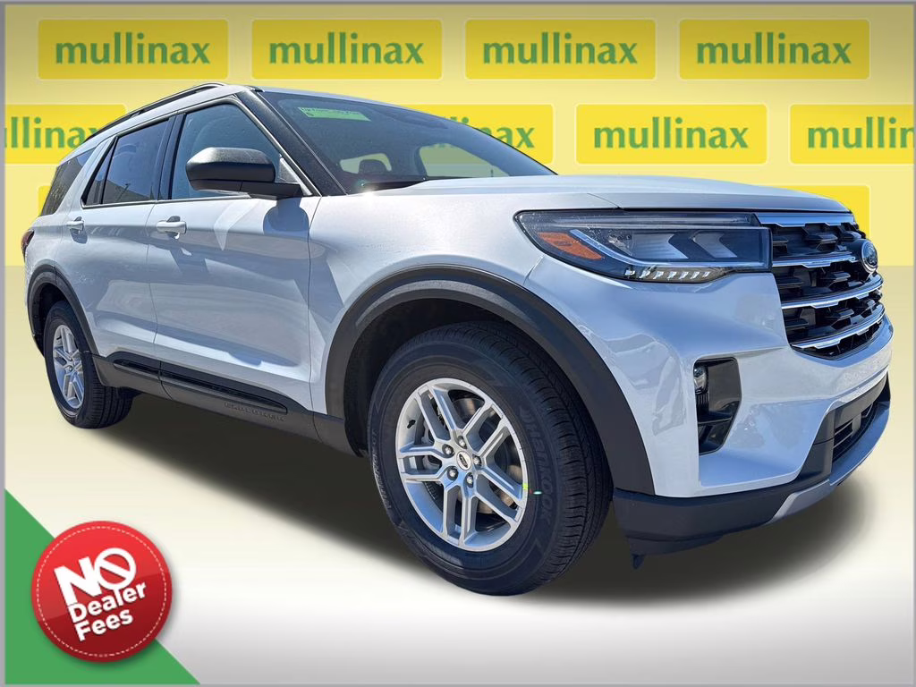 2026 Space White Metallic Ford Explorer Active RWD SUV