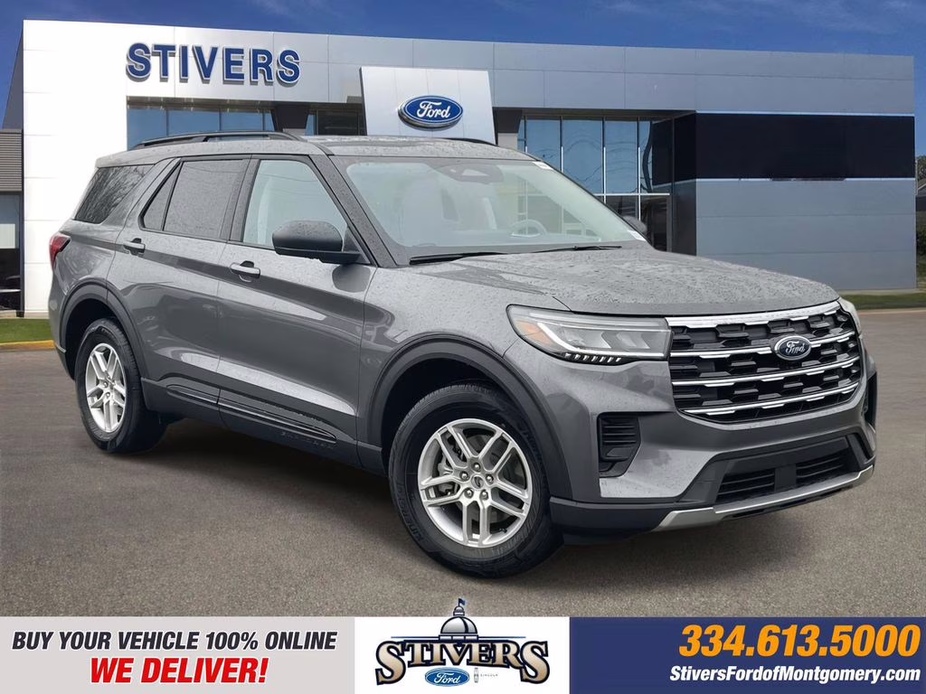 2026 Carbonized Gray Metallic Ford Explorer Active RWD SUV