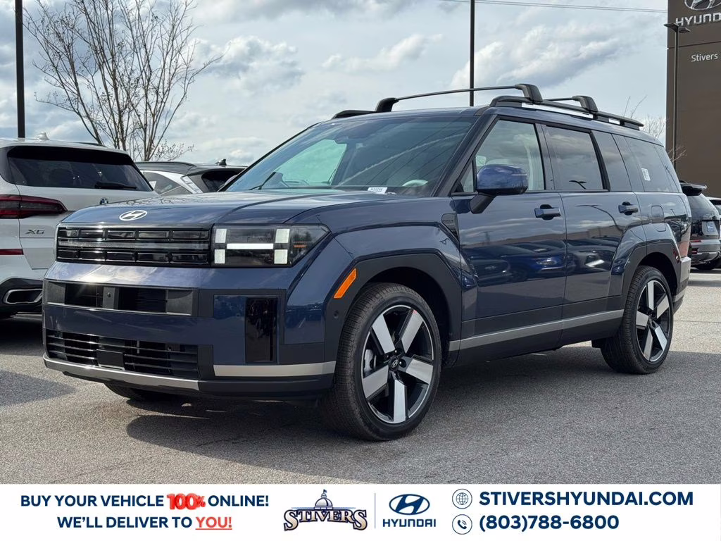 2026 Atlantis Blue Hyundai Santa Fe Limited FWD SUV