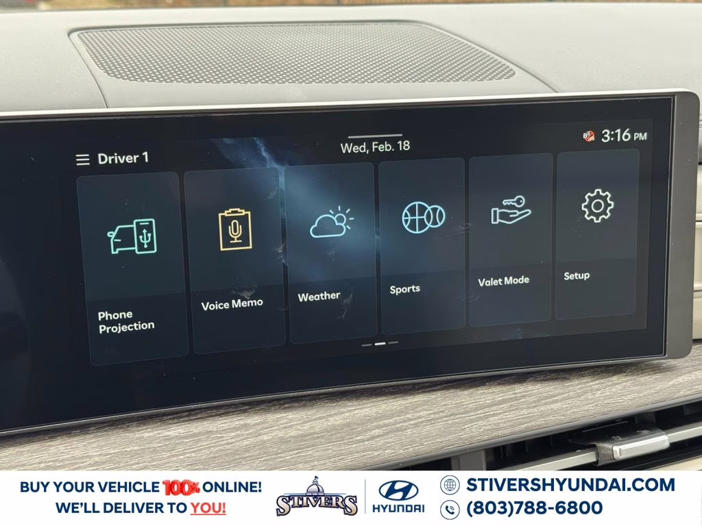 2026 Atlantis Blue Hyundai Santa Fe Limited FWD SUV