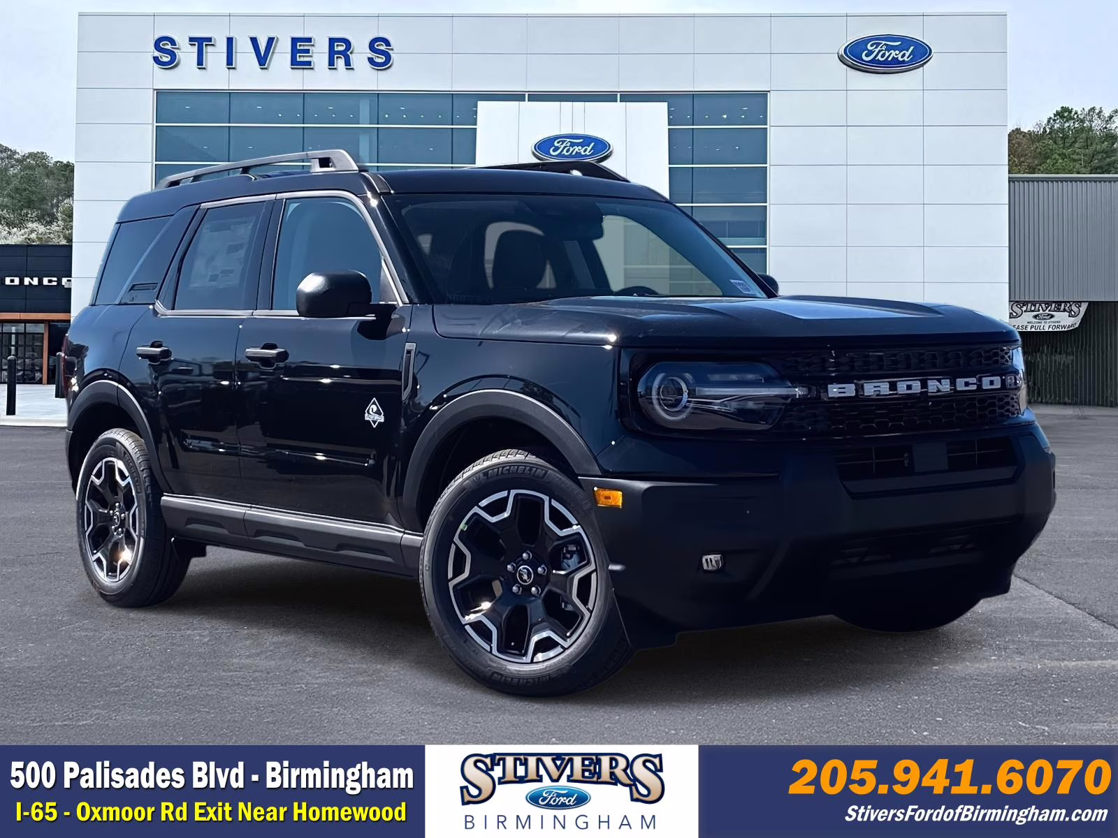 2026 Shadow Black Ford Bronco Sport Outer Banks 4X4 SUV