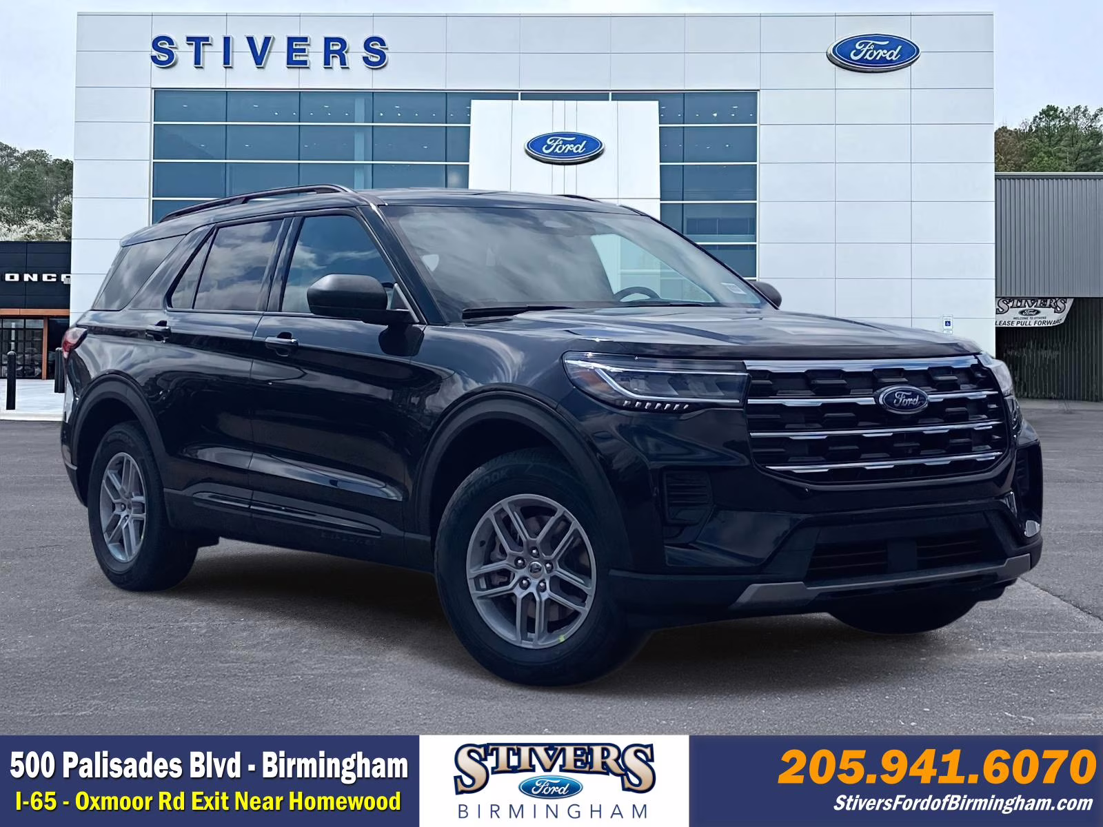 2026 Black Metallic Ford Explorer Active RWD SUV
