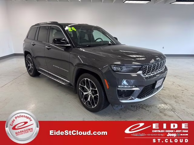 2024 Baltic Gray Metallic Clearcoat Jeep Grand Cherokee Summit Reserve 4X4 SUV