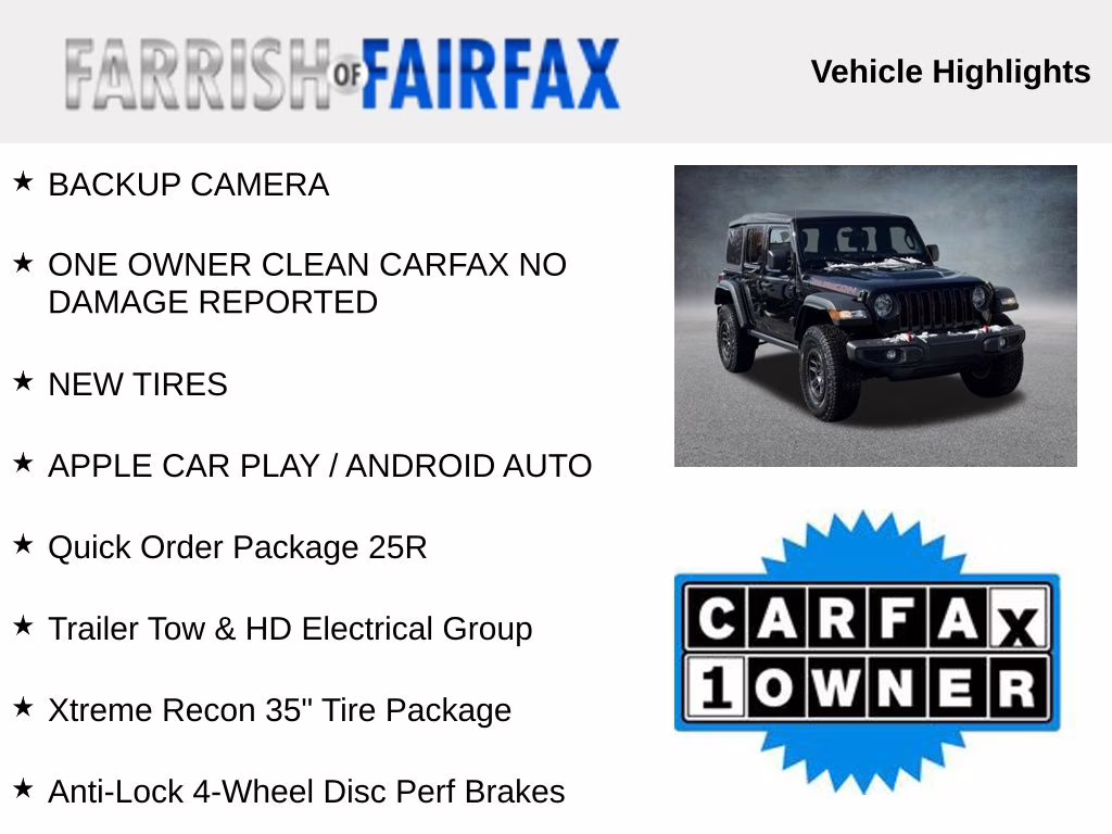 2022 Black Clearcoat Jeep Wrangler Unlimited Rubicon 4X4 SUV