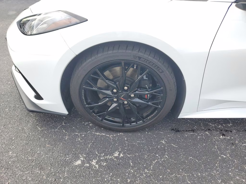 2025 Arctic White Chevrolet Corvette 3LT Convertible 1-Owner RWD Convertible