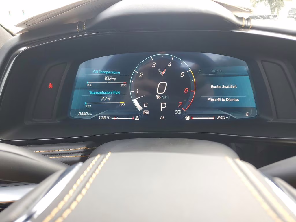 2025 Arctic White Chevrolet Corvette 3LT Convertible 1-Owner RWD Convertible