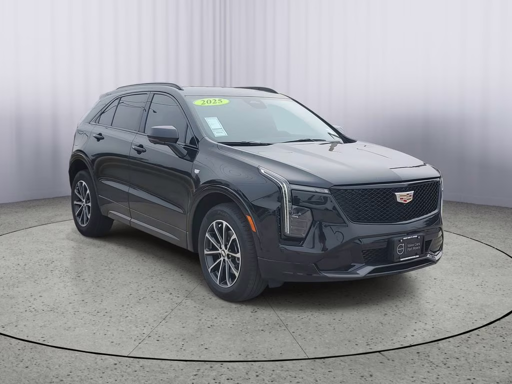 2025 Stellar Black Metallic Cadillac XT4 FWD Sport FWD SUV