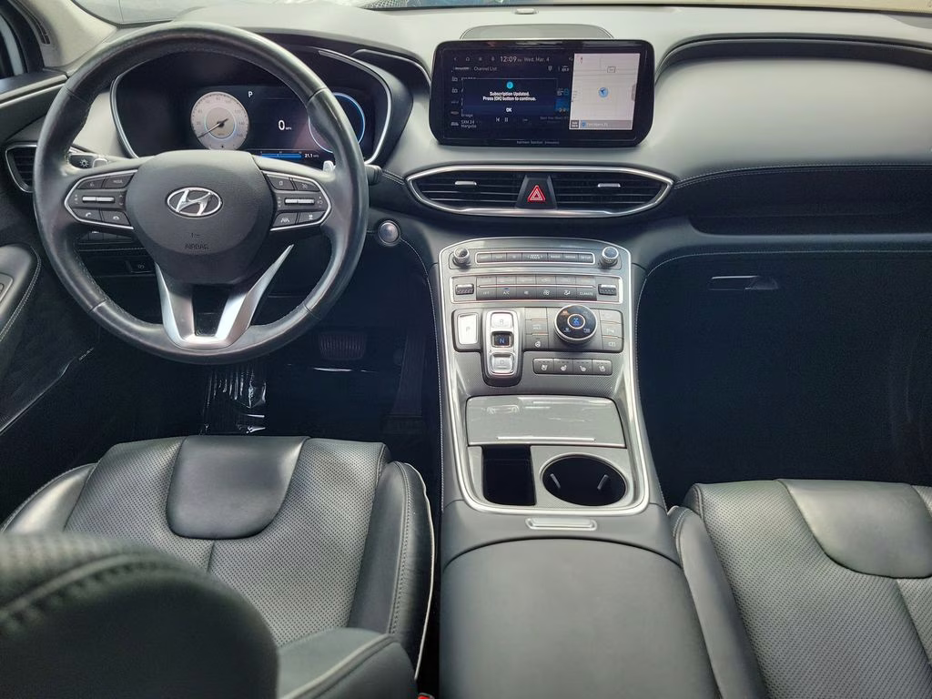 2022 Quartz White Hyundai Santa Fe Limited AWD SUV