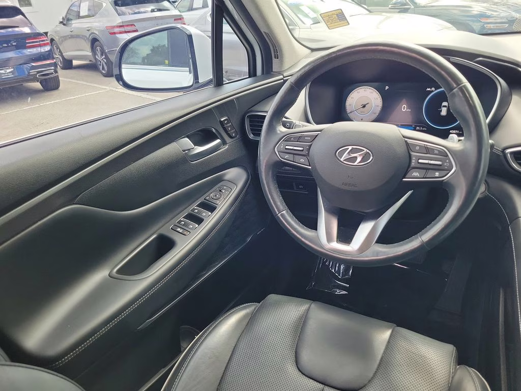 2022 Quartz White Hyundai Santa Fe Limited AWD SUV