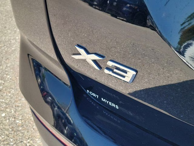 2023 Jet Black BMW X3 sDrive30i RWD SUV