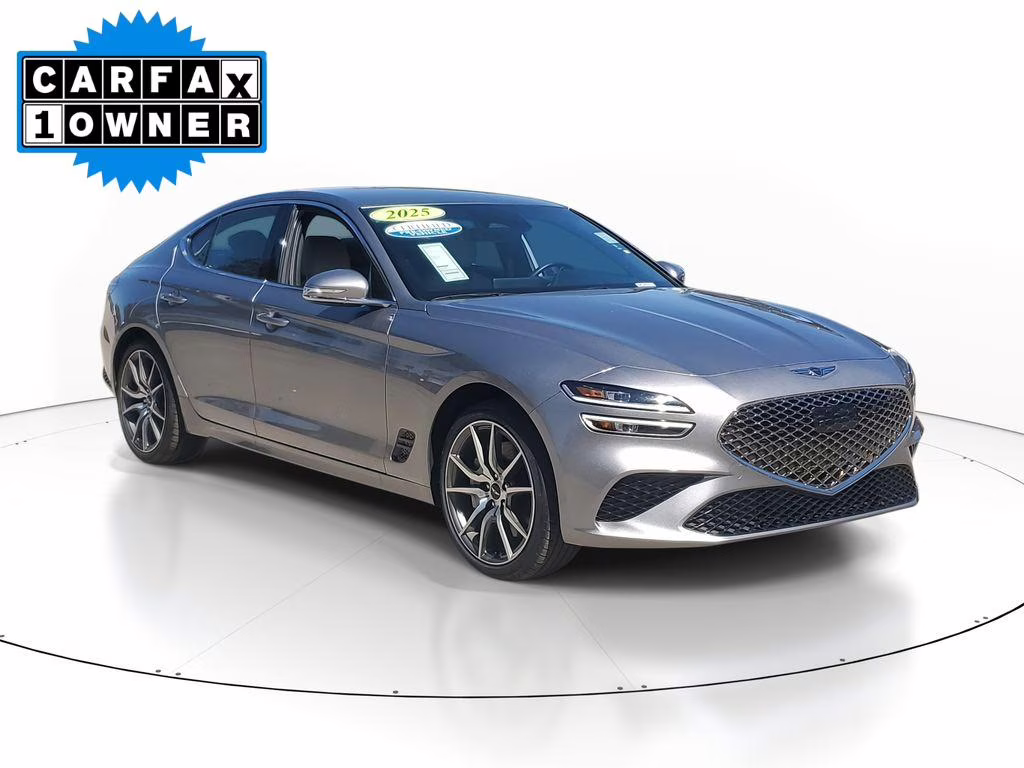 2025 Savile Silver Genesis G70 2.5T Certified AWD Sedan