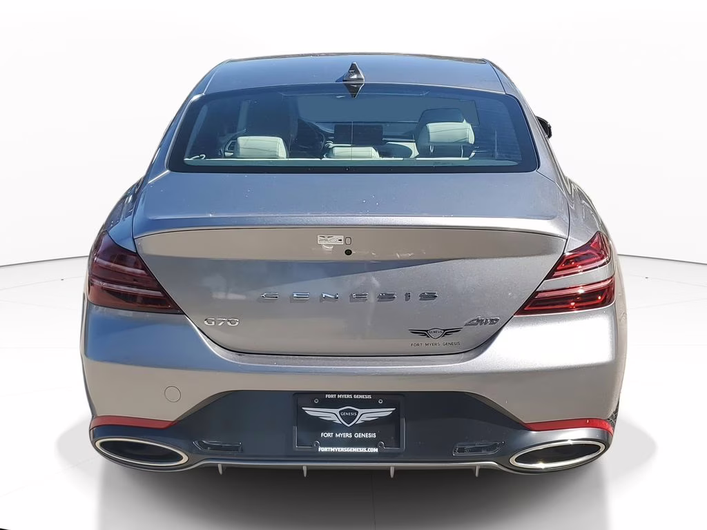 2025 Savile Silver Genesis G70 2.5T Certified AWD Sedan