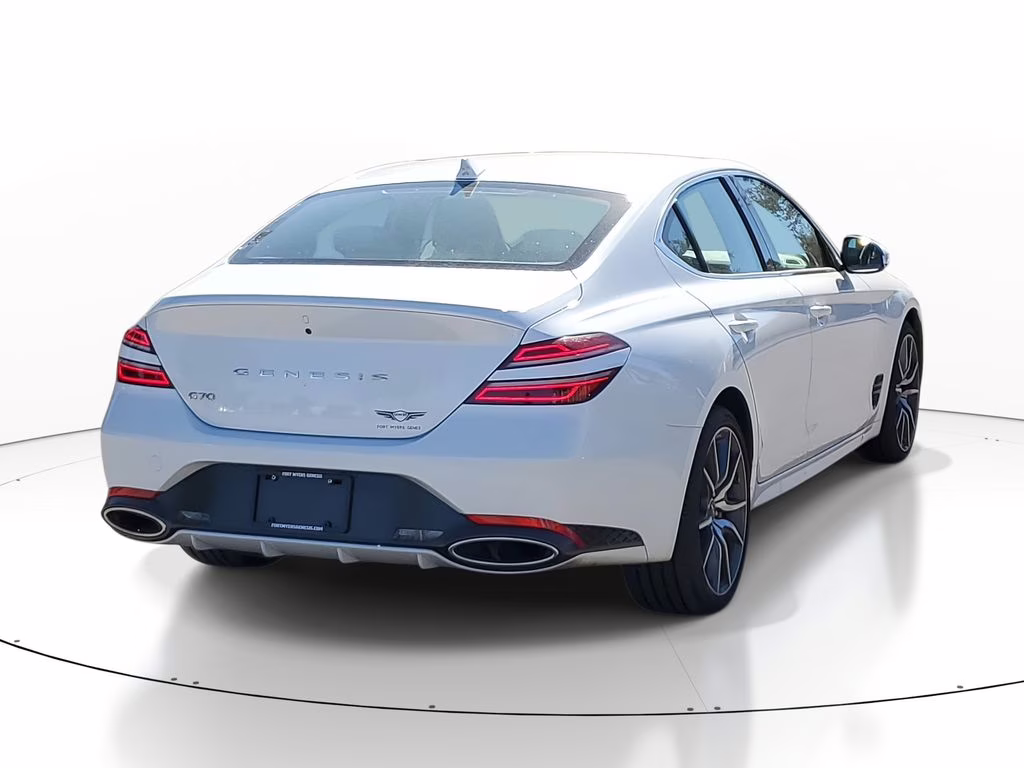 2025 Uyuni White Genesis G70 2.5T Certified RWD Sedan